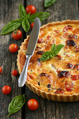 Röstitud tomati quiche / Roasted tomato quiche