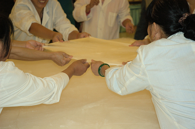making a silk duvet