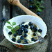 Kreeka jogurt mee ja mustikatega / Greek yogurt with honey and blueberries