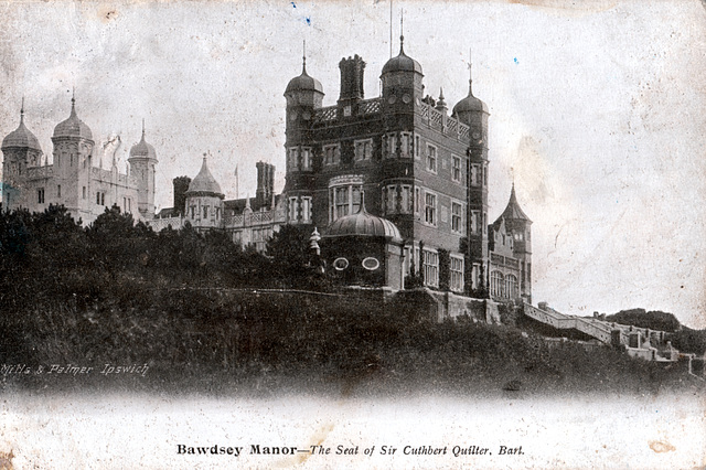 Bawdsey Manor, Suffolk c1910 - Garden Facade