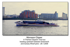 Monsoon Clipper - Thames -London - 26.1.2009