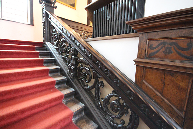 Principal Staircase, Astley Hall, Chorley, Lancashire