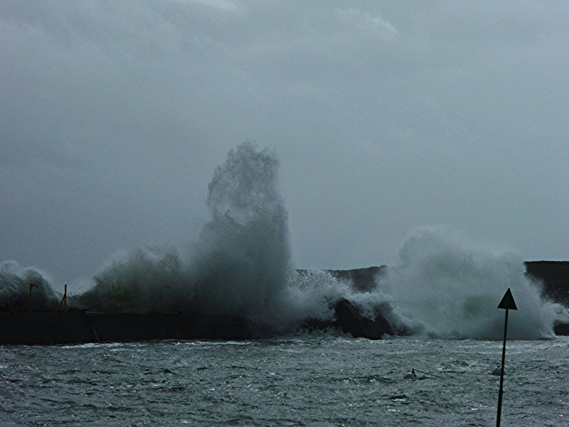 tempête sur la Bretagne