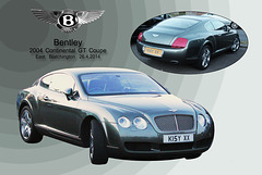 Bentley 2004 Continental GT Coupe -East Blatchington - 26.4.2014
