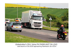 Globetrotters Volvo FH 500 - Denton Corner - 28.4.2014
