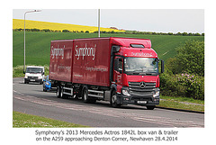 Symphony's Mercedes Actros - Denton Corner - 28.4.2014