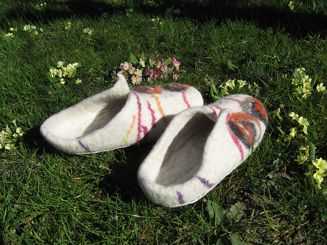 felted slippers