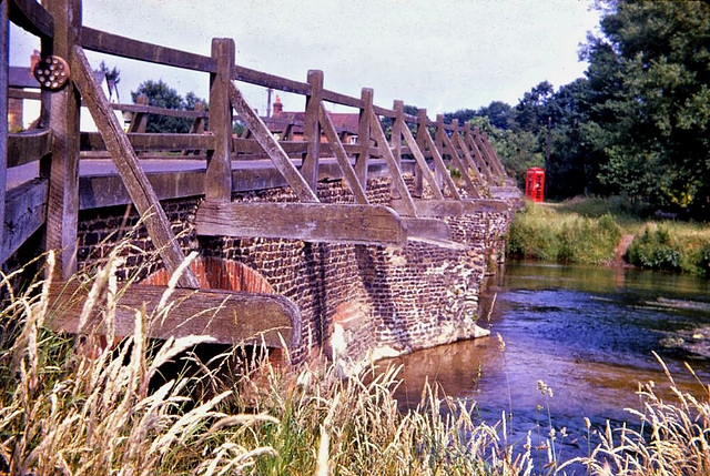 Tilford Packhorse Bridge 3-1967