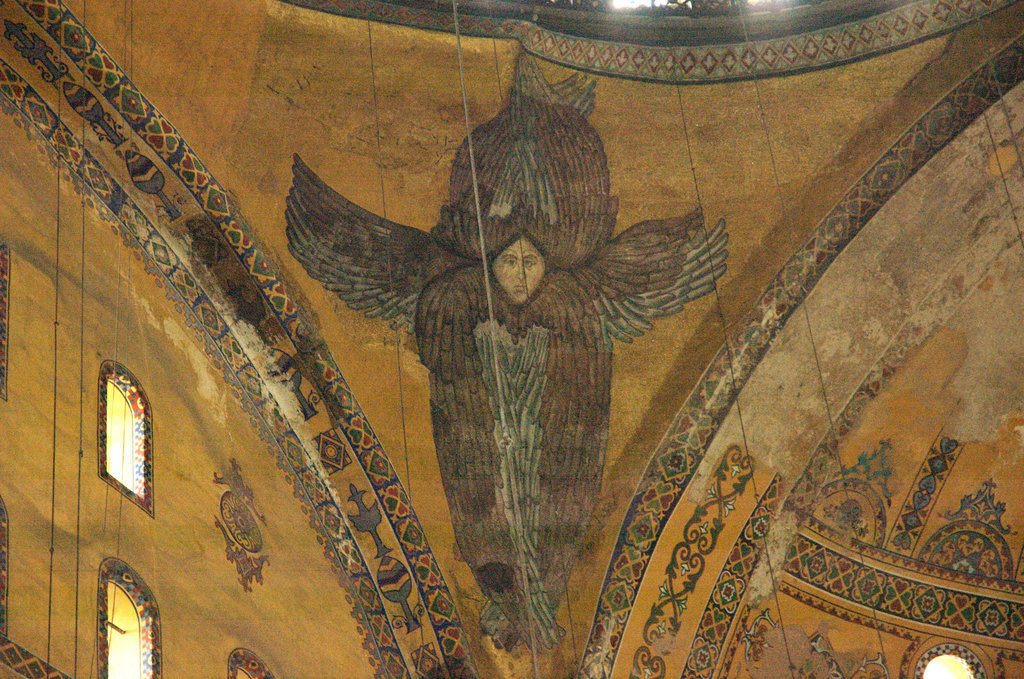 Hagia Sophia, restored angel