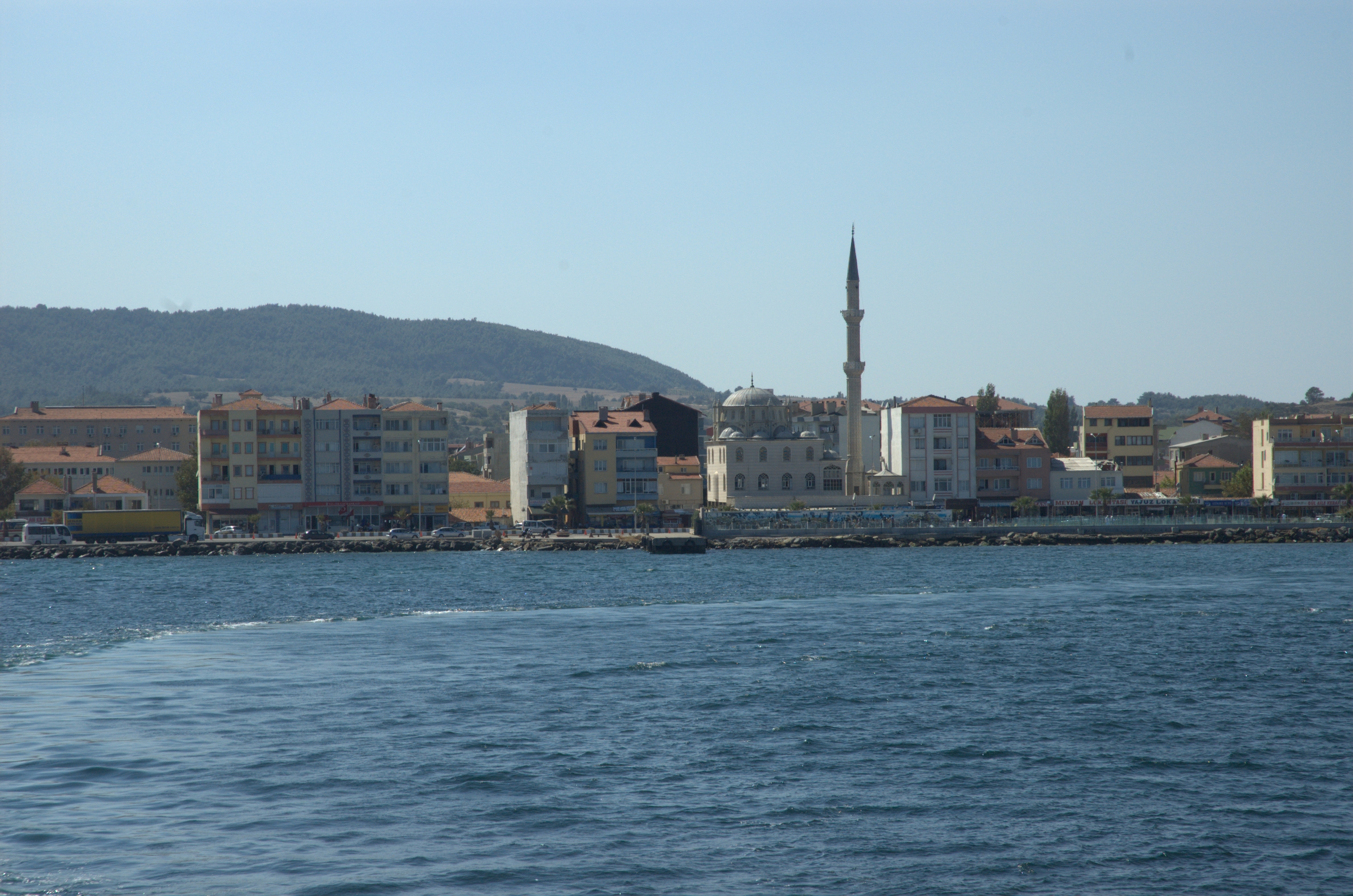 leaving Europe by ferry