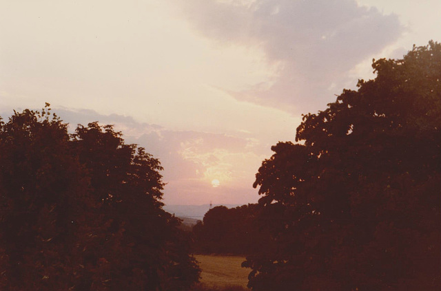 coucher de soleil - Montoison - Drôme