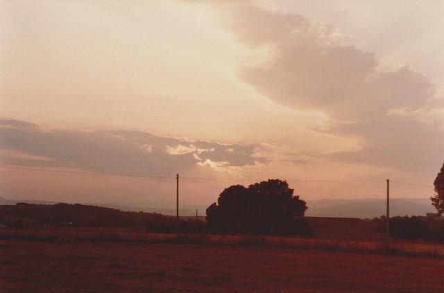 coucher de soleil - Montoison - Drôme