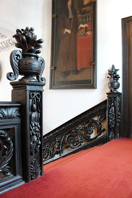 Principal Staircase, Astley Hall, Chorley, Lancashire