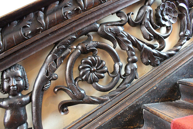 Principal Staircase, Astley Hall, Chorley, Lancashire