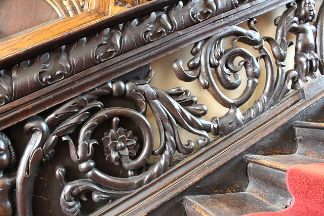 Principal Staircase, Astley Hall, Chorley, Lancashire