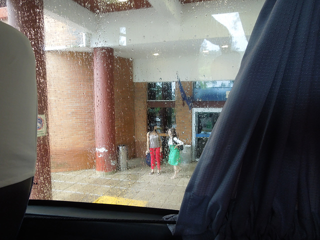 Puerto Iguazu Airport in the rain