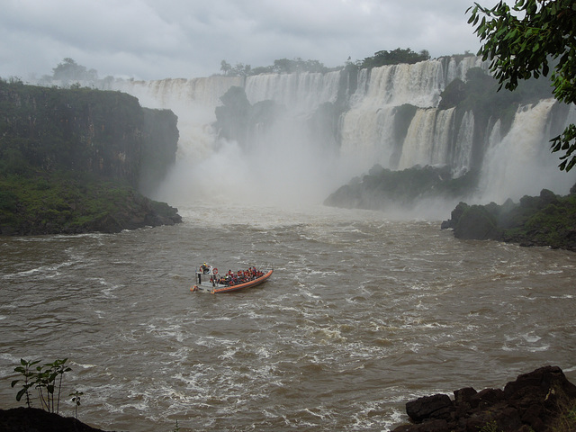 wet tourists