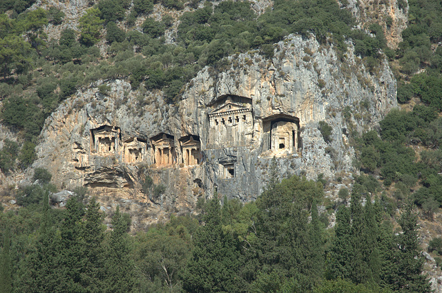 Lycian rock tombs