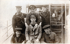 Young Crew Members of the Destroyer HMS Wallace Spring 1919