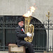 flaming tuba