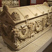 sarcophagus with masks