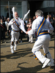 hanky-waving morris men