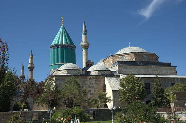 Rumi's tomb, Mevlana Museum in Konya
