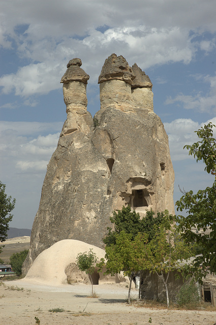 fairy towers, once inhabited