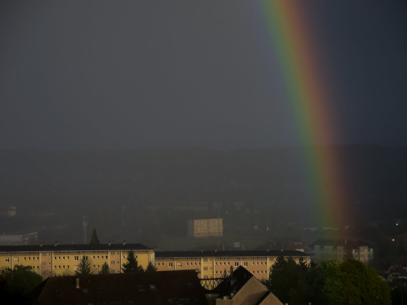 BELFORT: Arc en ciel du 18 avril 2014 .