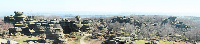 Brimham Rocks Panorama