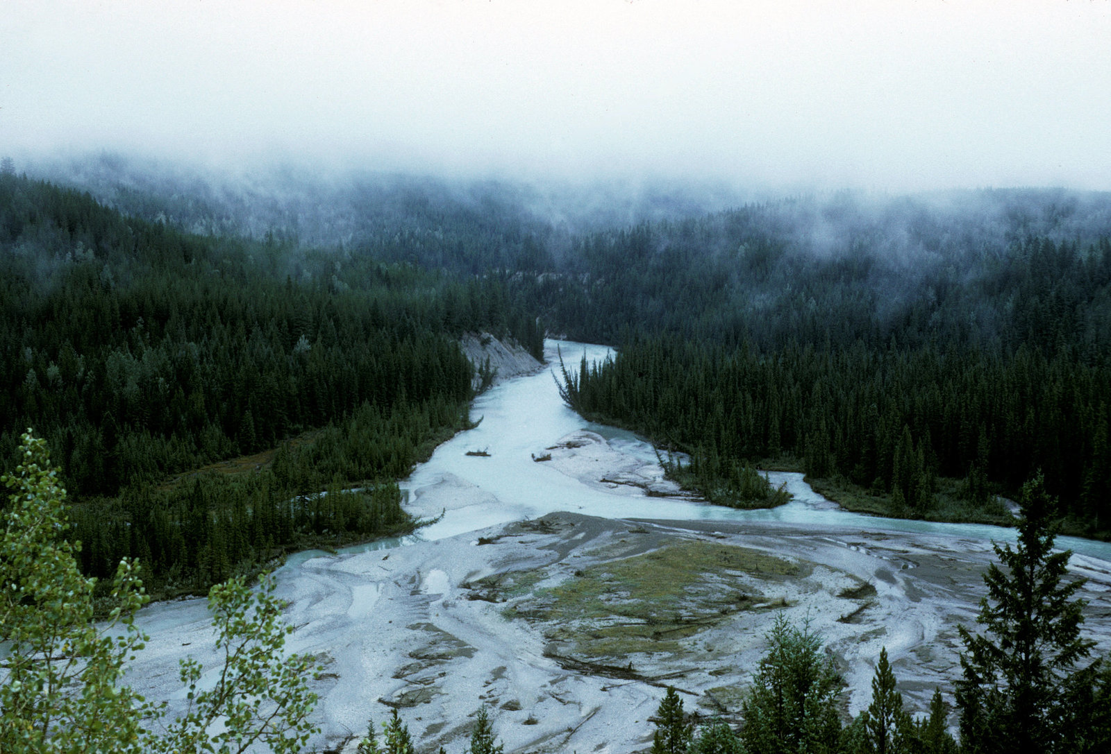braided river valley