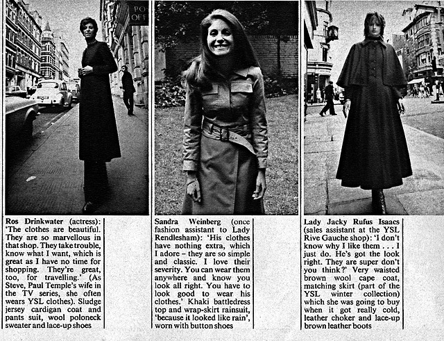 YSL Featured in "Nova" Magazine, 1970