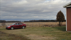 My car and the field