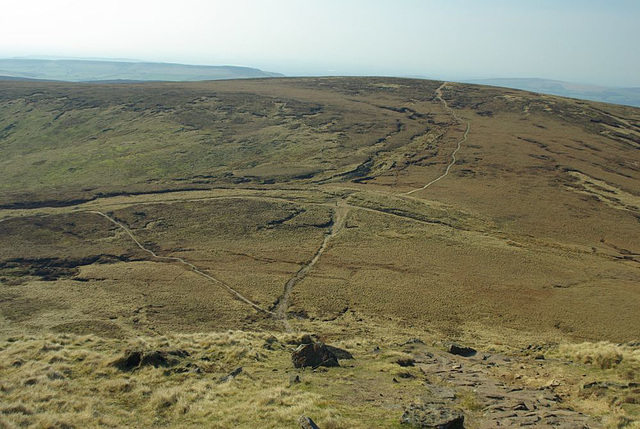 Mill Hill and paths crossroads