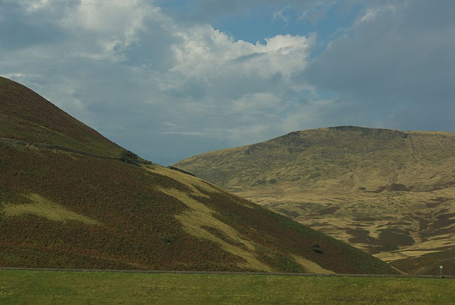 Ashop Head on Kinder across Kinder Reservoir Dam