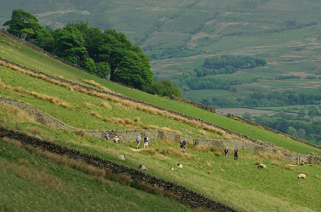 Pennine Way walkers