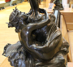 Detail of late c19th bronze, Walker art Gallery, Liverpool