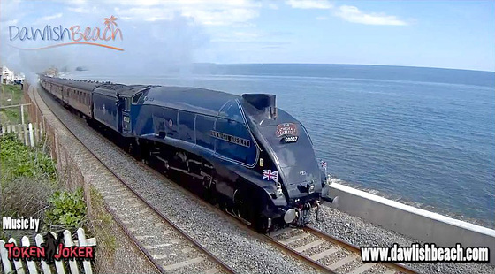 60007 - Sir Nigel Gresley, Dawlish webcam