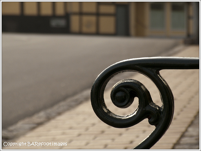 bench detail - rønne, store torv