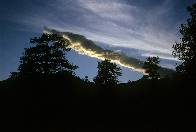 Colorado clouds, near sunset