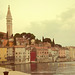 Rovinj waterfront - watercolor version