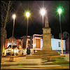 Bonn Square searchlights