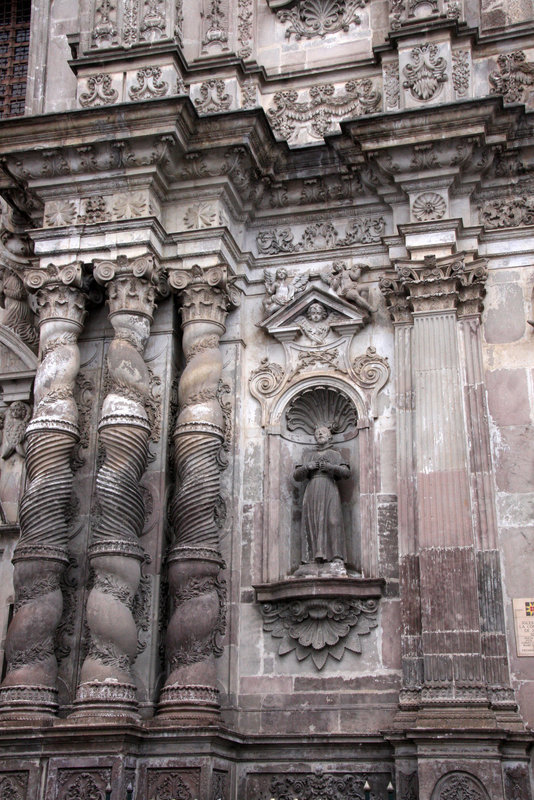 Exterior carvings