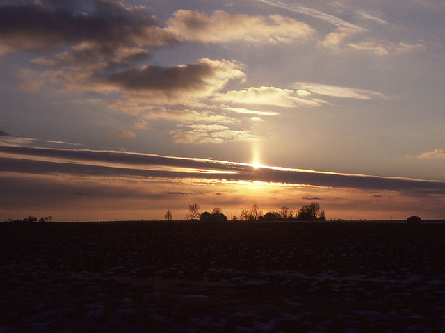 country sunset