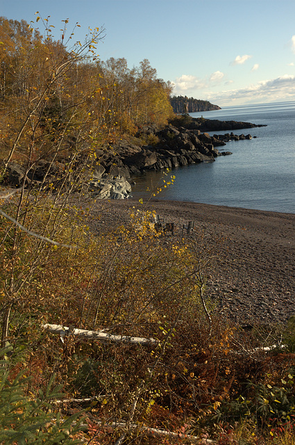 Private beach