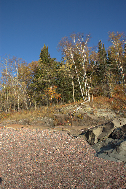 Private beach