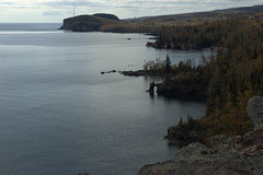 View from Shovel Point, with Kayaks