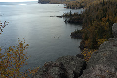 View from Shovel Point, with Kayaks