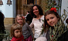 M and the girls in the church