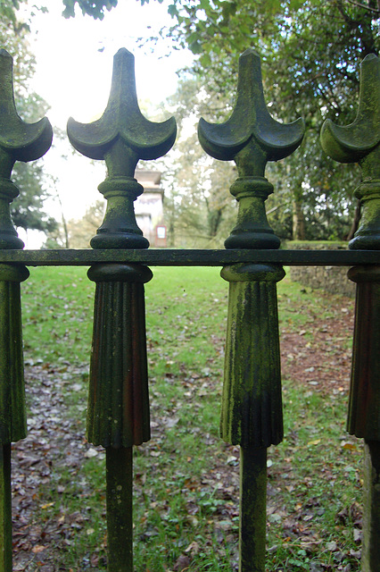 Detail of railings, Douglas Mausoleum, Gelston, Galloway